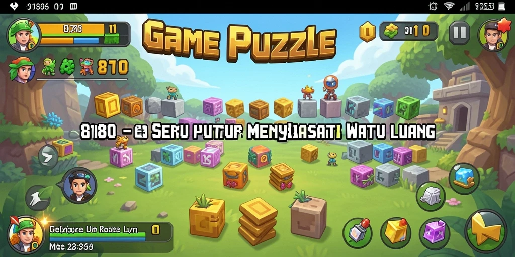 Gameplay menarik dari 8180 yang menampilkan tantangan Puzzle.