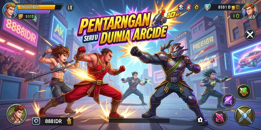 Screenshot gameplay menampilkan aksi seru dalam 888IDR.