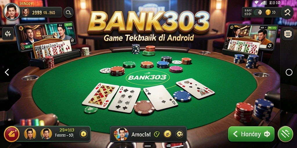 Screenshot utama BANK303 menampilkan permainan Poker yang seru dan interaktif.