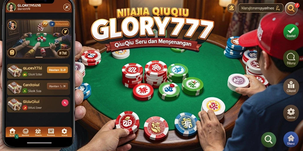 Tampilan gameplay QiuQiu yang mendebarkan dan penuh strategi.