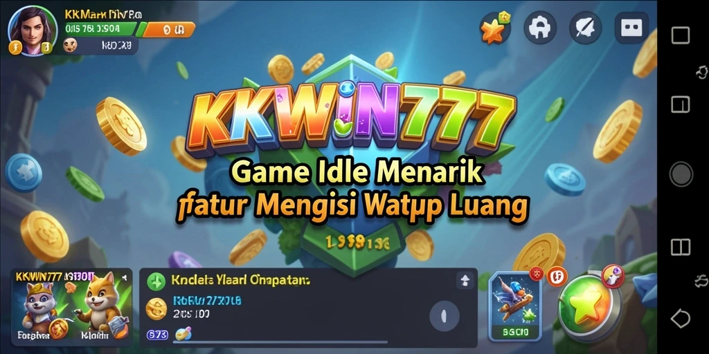 Screenshot gameplay menarik dari KKWIN777 dengan elemen Idle.