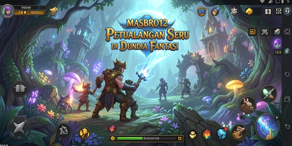 Tampilan menarik dari gameplay MASBRO12 yang penuh petualangan.