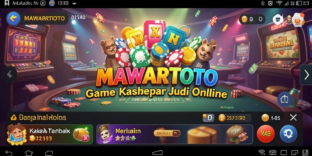 Tampilan gameplay seru di MAWARTOTO dengan berbagai pilihan permainan Kasino.