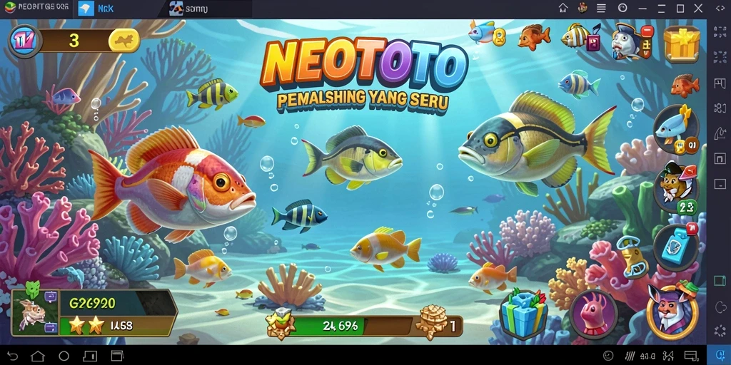Tangkapan ikan besar dalam gameplay NEOTOTO yang menegangkan.