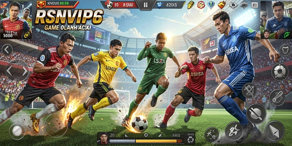 Gameplay menantang dengan berbagai olahraga menarik.