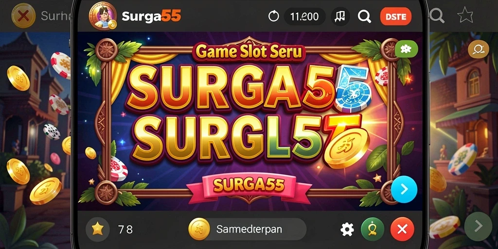 Tampilan gameplay SURGA55 dengan grafis Slot yang mengesankan.