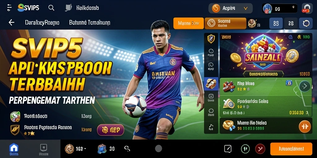 Menampilkan gameplay menarik dalam aplikasi Sportsbook SVIP5.