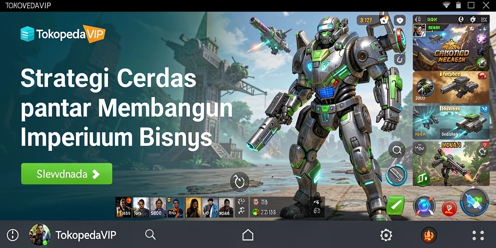 Tampilan gameplay TOKOPEDIAVIP yang menarik dan strategis.