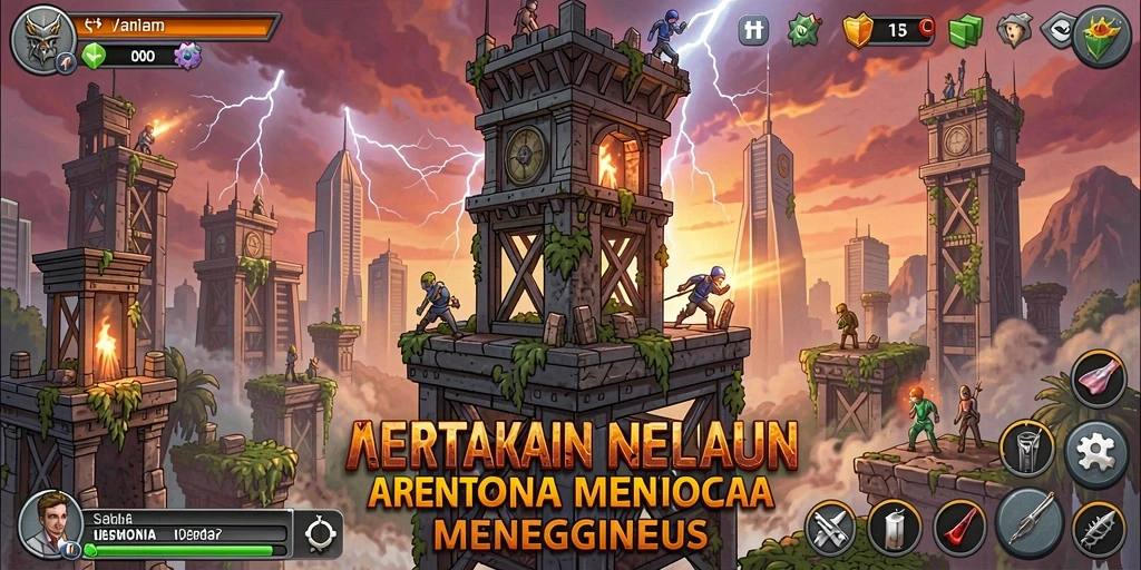 Gameplay menarik dari V07 dalam genre Tower Defense yang menegangkan.